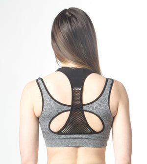  chic colorblock sports energy bra with four-way stretch, light support and soft strech fabric makes you very cool and very smooth feel, perfect for yoga , pilates and lounging, gymnastic sports and move freely with any workouts, so comfortable you'll love it for every day wear . 