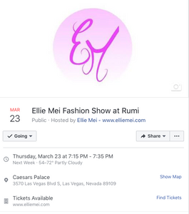 Ellie Mei Las Vegas Fashion Show at Rumi
