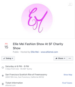 Fashion Show Event -Ellie Mei Fashion Show At SF Charity Fashion Show