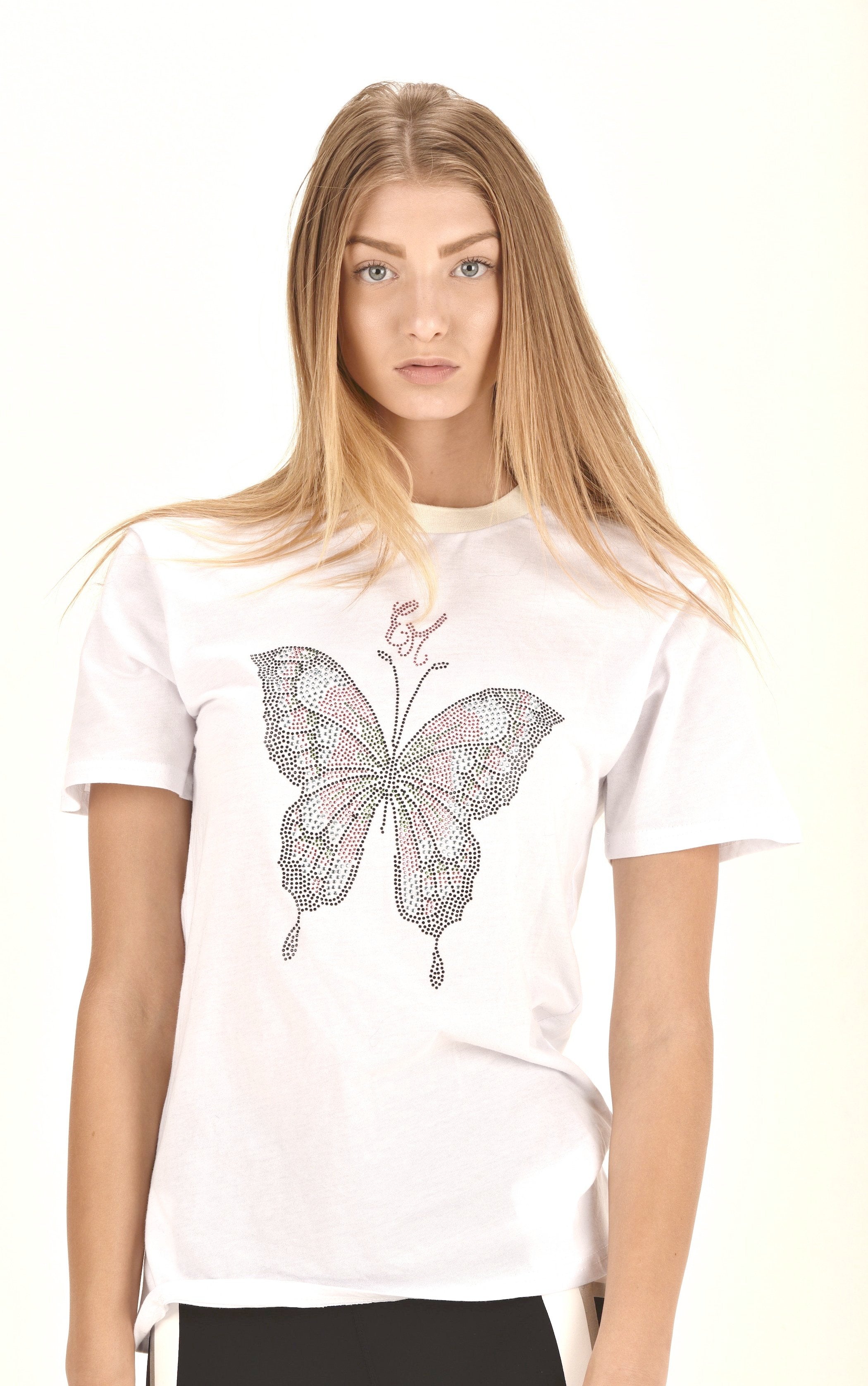 butterfly t shirt t shirts design graphic t shirts t shirt printing unique graphic t shirts  ellie mei design t shirts  logo tee women's black t shirts  gifts idea christmas gifts birthday gifts butterfly festival t shirts  fitted t shirt  white sparkle butterfly t shirts 
