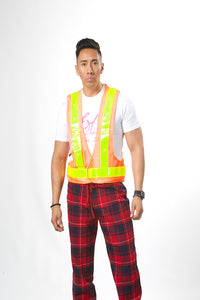 Unisex High Tech LED Lights Safety Vest #EMSV19002
