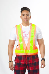 Unisex High Tech LED Lights Safety Vest #EMSV19002