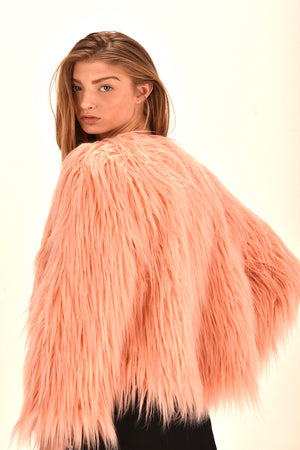 hot pink faux fur coat pink fur coat pink fluffy jacket pink fur coat cheap luxury faux fur jacket luxury faux fur coat for sale  christmas sale coat  fashionista coat 