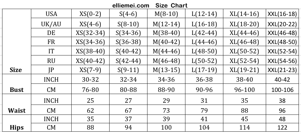Ellie Mei Coat size chart , coat size chart 