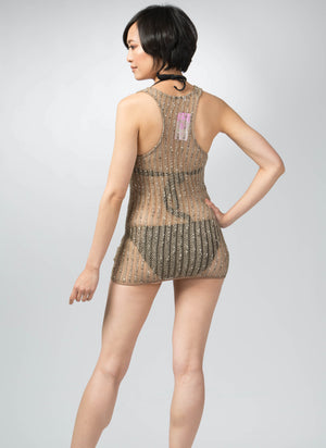 Women's Mesh Cover. Mini Dress .Beach Wear . Resort Wear #KHL-EM100 Women's Mesh Cover. Mini Dress .Beach Wear . Resort Wear #KHL-EM100