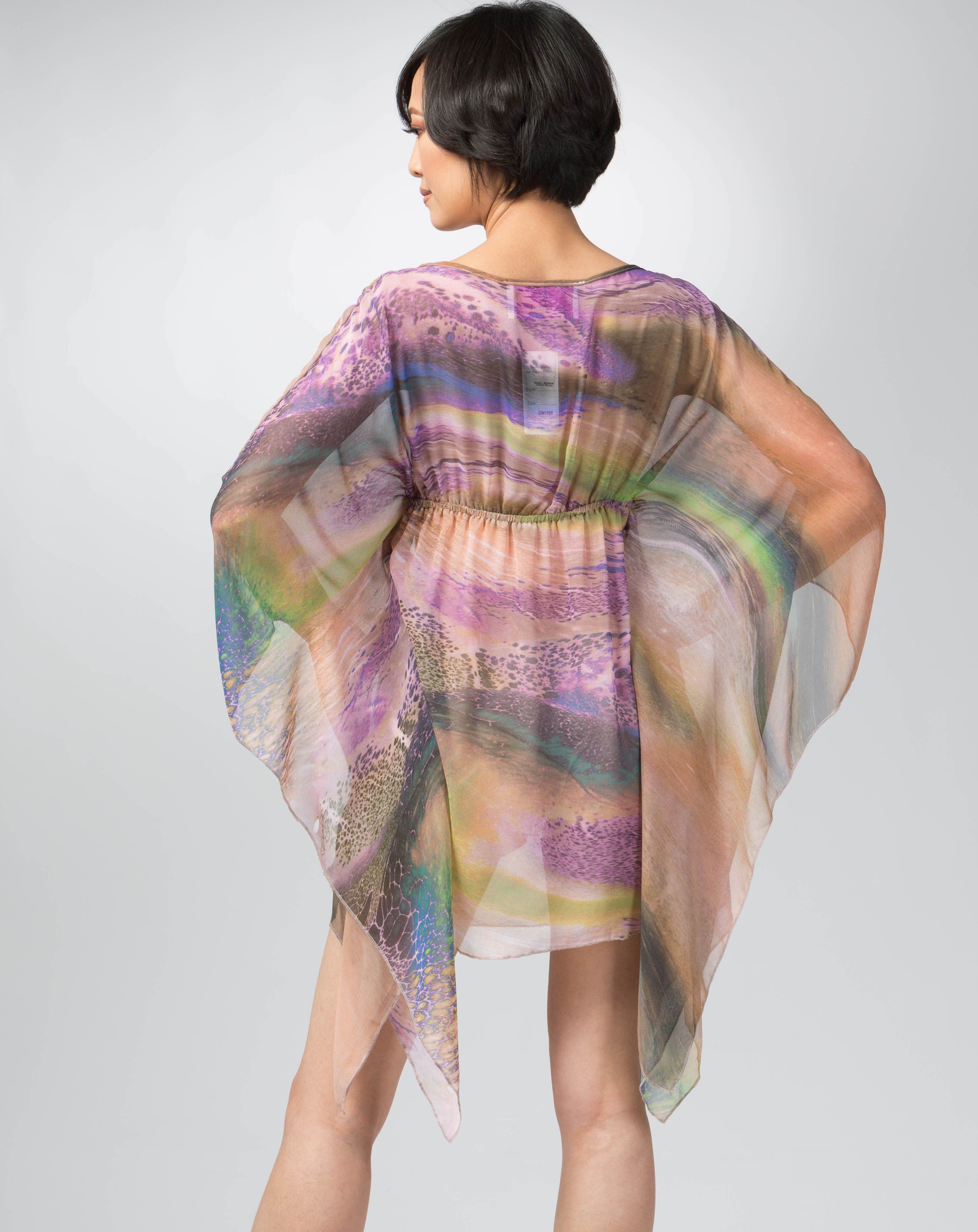 chiffon dress price Hale Bob Aspen Ruffle Chiffon Dress