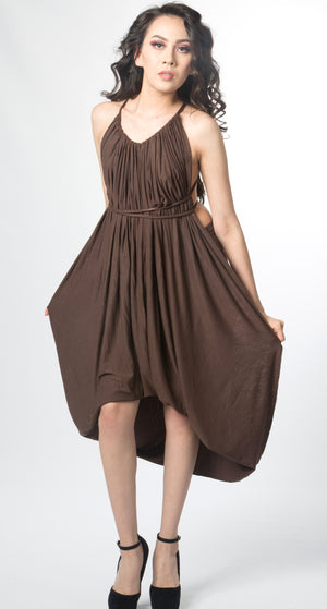 Convertible Dresses Multiway Dress Wrap Dress One Size Fits All / Coffe Convertible Dresses Multiway Dress Wrap Dress One Size Fits All / Coffe