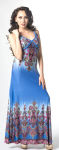 Ellie Mei Women's Boho Dress. Slim Bodycon  Dress.Floral Hawaii Style Dress. Resort Wear  KHL-EMCD028